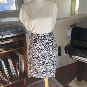 Print Pencil Skirt